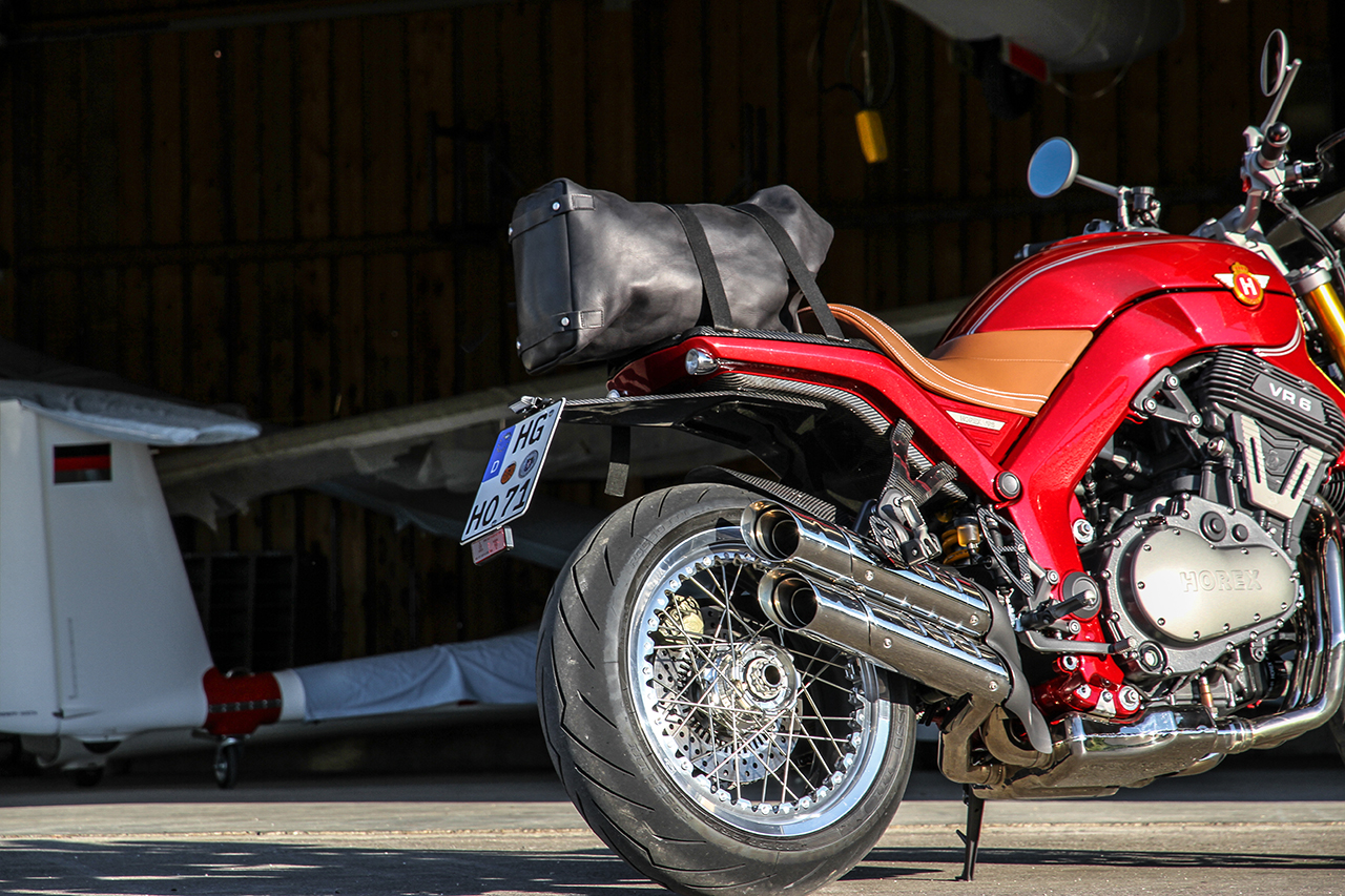 Neuer Touring-Gepäckträger für die HOREX VR6